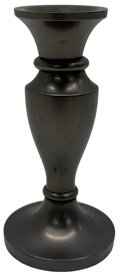 Dark Pewter Taper Candle Holder