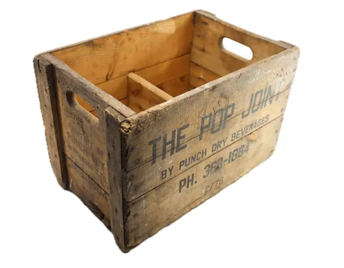 The Pop Joint Wood Crate