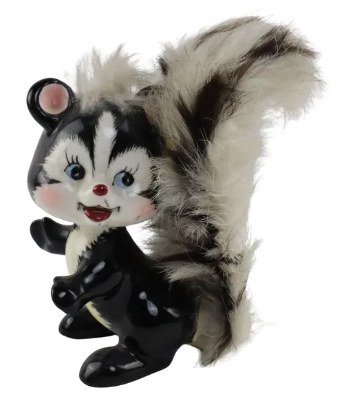 Black & White Ceramic Skunk