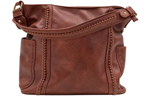 Warm Chestnut-Brown Shoulder Bag