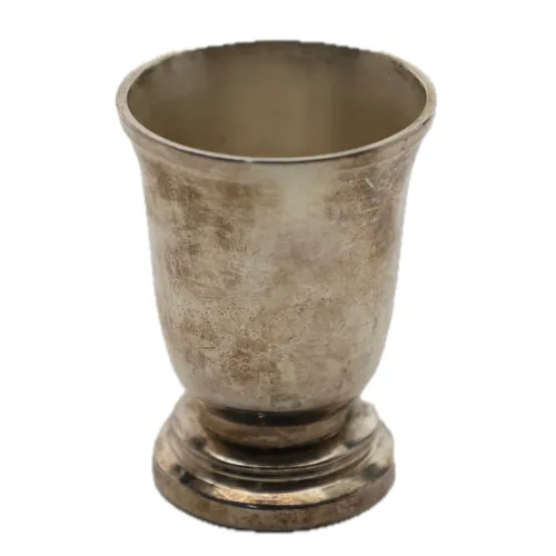 Oxidized Silver Mini Trophy Cup Vase