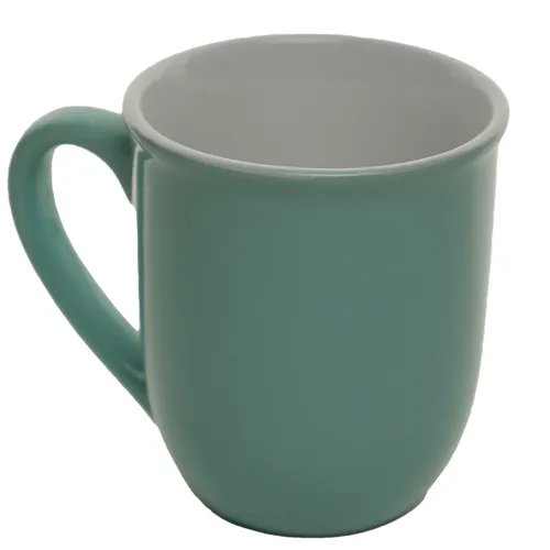 Pearl Aqua Blue Mug With White Interior