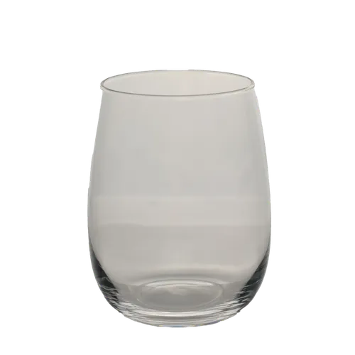 Clear Glass Stemless Goblet Drinking Glass Small