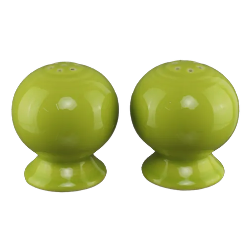 Green Ceramic Salt & Pepper Set