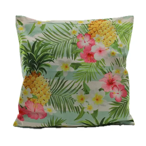 Tropical Stripe Throw Pillow