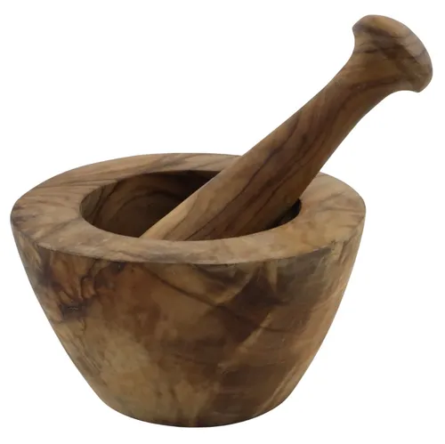 Olive Wood Mortar & Pestle