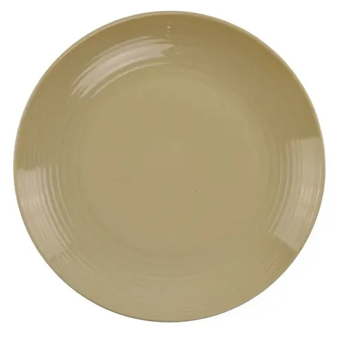 Pale Yellow Dinner Plate 