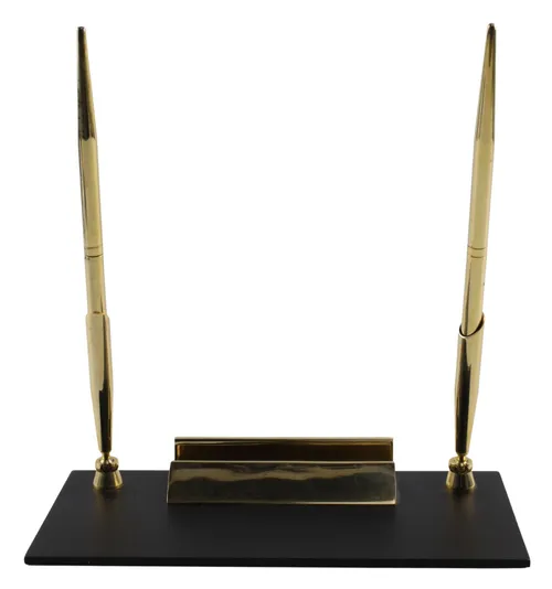 Black & Gold Pen & Pencil Holder