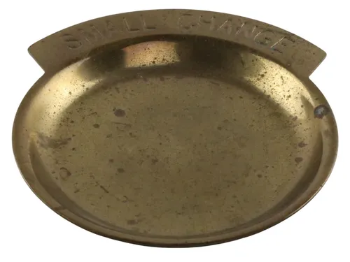 Small Change Brass Dish