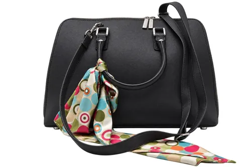 Mid-size Structured Black Satchel-style Handbag