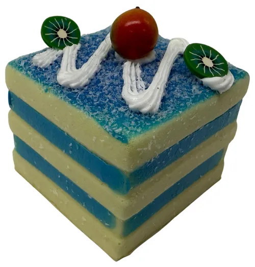 Artificial Blueberry Kiwi Cake Pastry