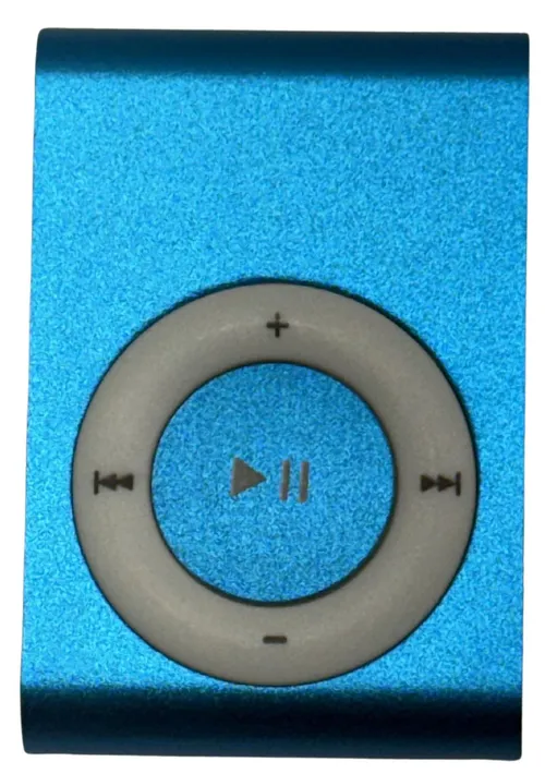 Clip On Blue Mini MP3 Music Player 