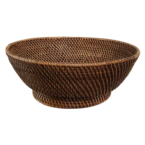 Reed Woven Serving Bowl
