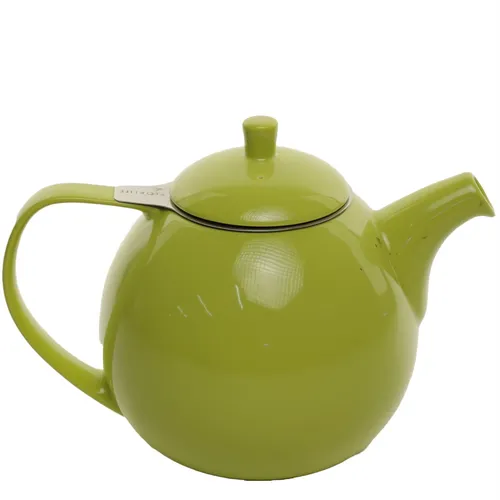 Olive Drab Ball Teapot