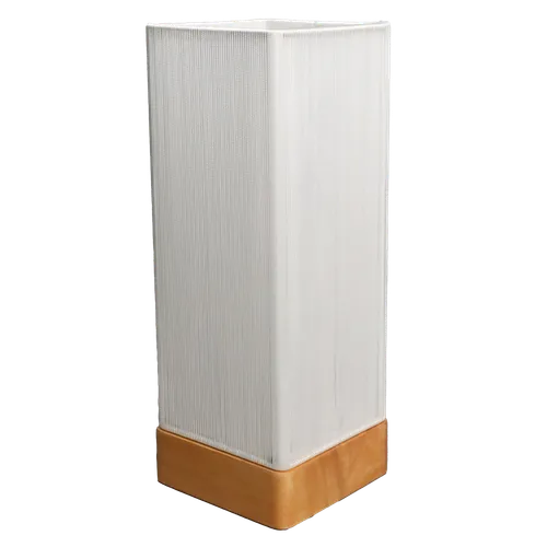 Vertical White String Curtain Table Lamp