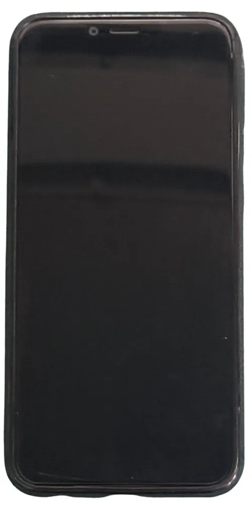 Working Black Cell Phone With Case