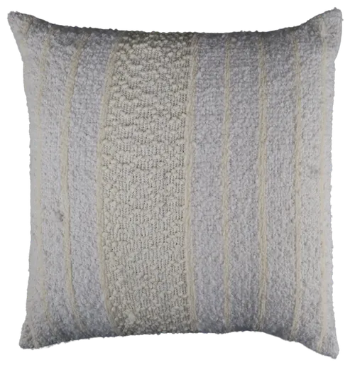White & Light Yellow Throw Pillow