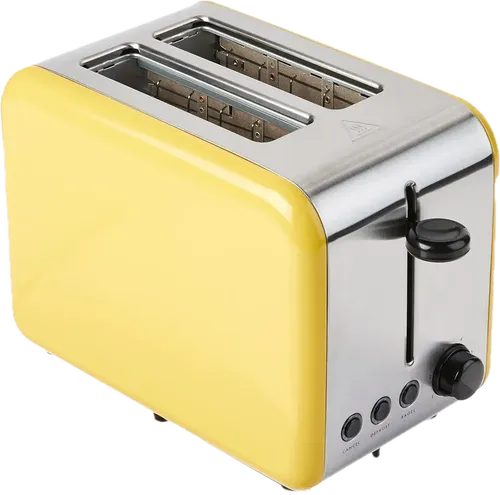 Yellow 2 Slice Toaster