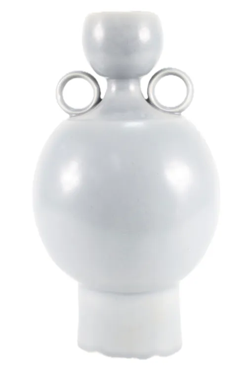 Greyish Blue Ceramic Jug Vase