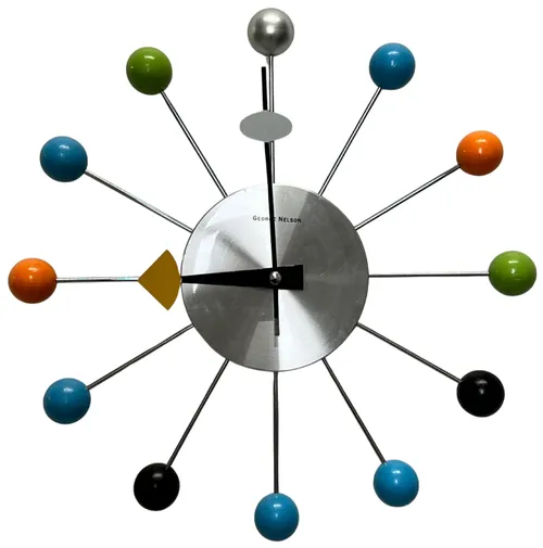 Multicolour Ball Wall Clock