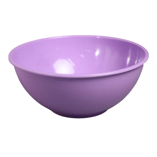 Pastel Purple Plastic Nesting Serving Bowl With Lid