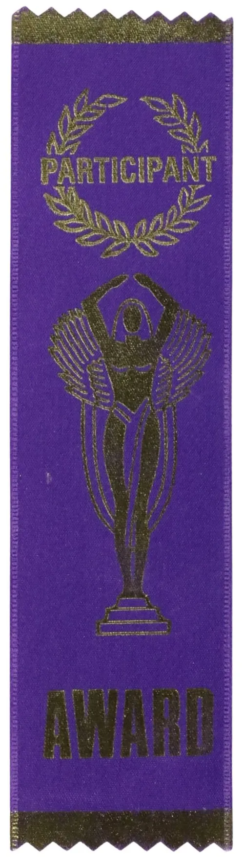 Purple Participation Ribbon Award