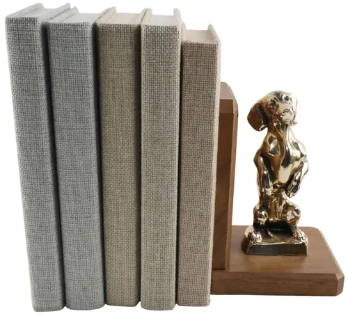 Gold Setter Dog Bookend