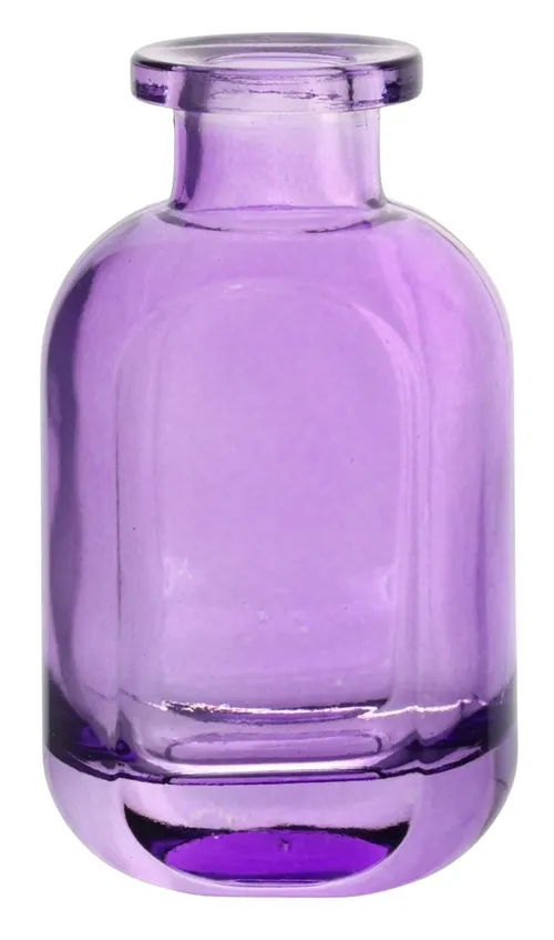 Purple Clear Glass Vase Collection - O