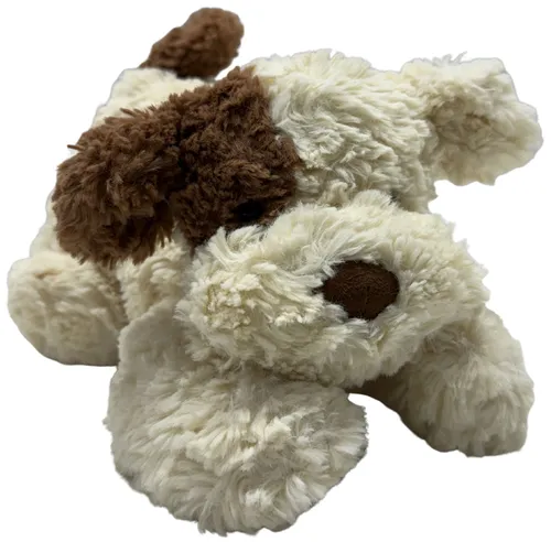 Cream & Brown Dog Stuffed Animal