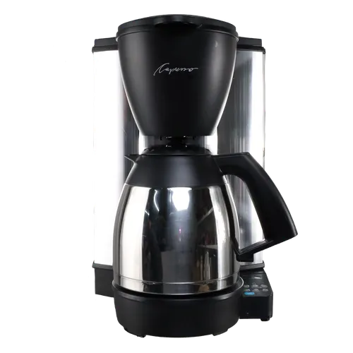 Black & Chrome Drip Coffee Maker