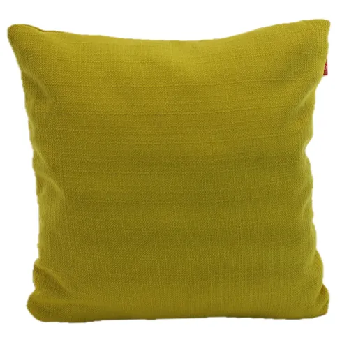 Bright Sunny Yellow Solid Throw Pillow