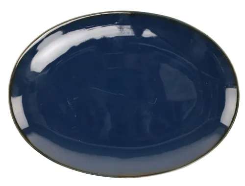 Ocean Blue Ceramic Serving Platter