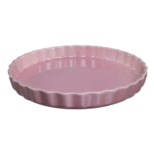 Crepe Pink Deep Tart Dish 