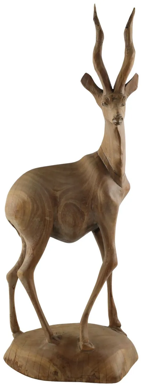Carved Wood Kudu 
