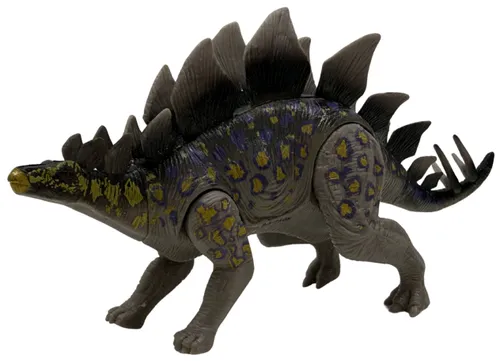 Grey & Yellow Stegosaurus Dinosaur