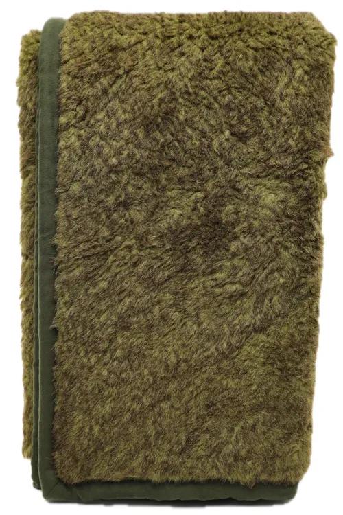 Hunter Green & Brown Throw Blanket