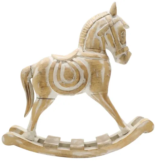 Light Wood Rocking Horse