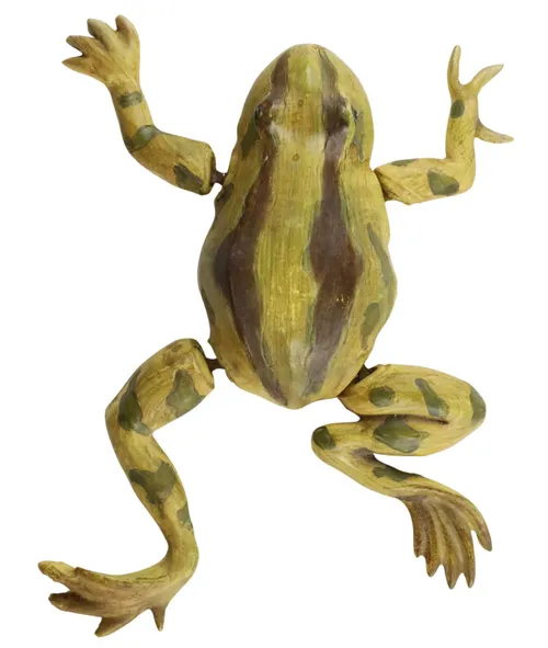Carved Wood Frog