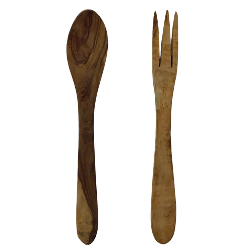 Primitive Wood Serving Set