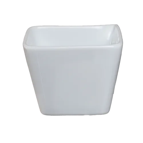 White Geometric Creamer
