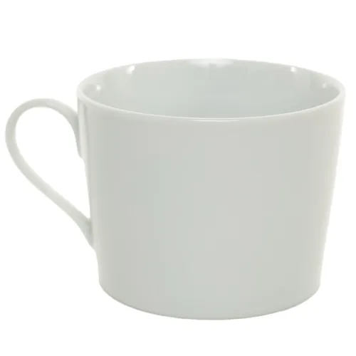 White Ceramic Tapered Coffee Mug
