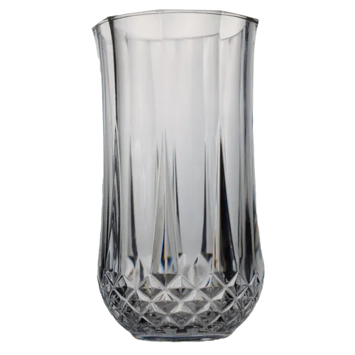 Clear Acrylic Highball Drinking Gass With Crystal Like Prismatic Effect