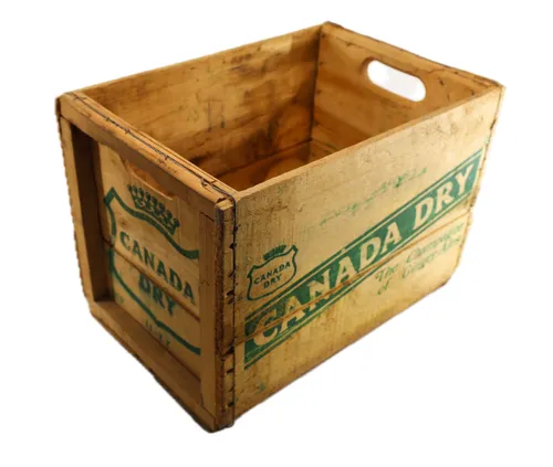 Canada Dry Wood Crate