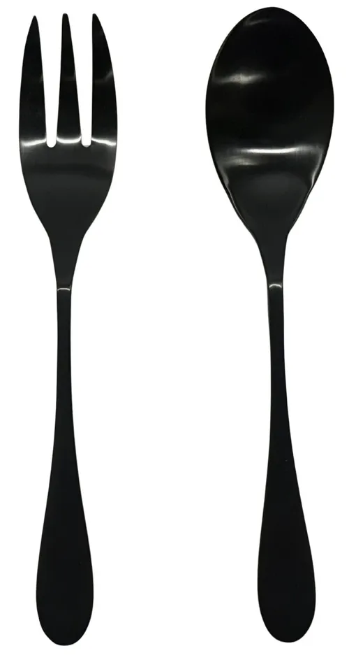 Matte Black Serving Utensil Set