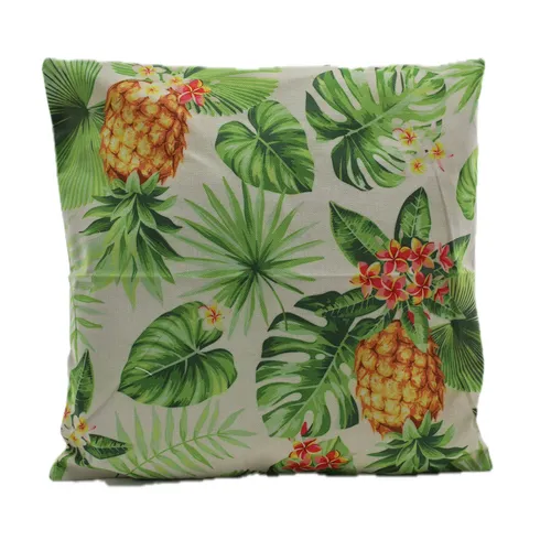 Tropical Pineapples Throw Pillow