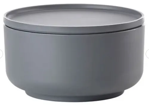 Cool Grey 1L Bowl With Lid 