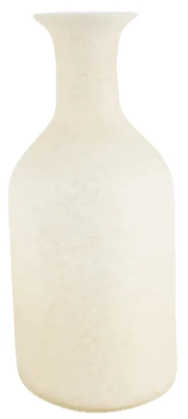 Golden Fleck Milk Glass Vase