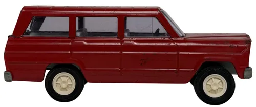 Vintage Red Wagon Car