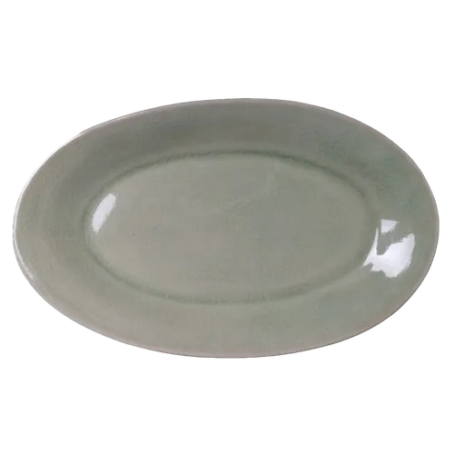 Crackled Moss Green Serving Dish