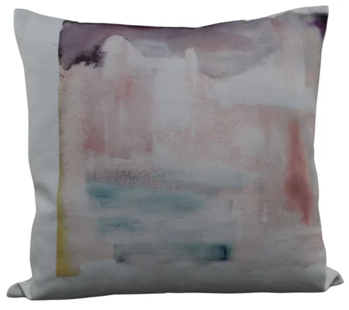 Pastel Watercolour Throw Pillow
